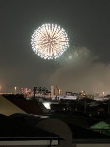 江戸川の花火大会☆