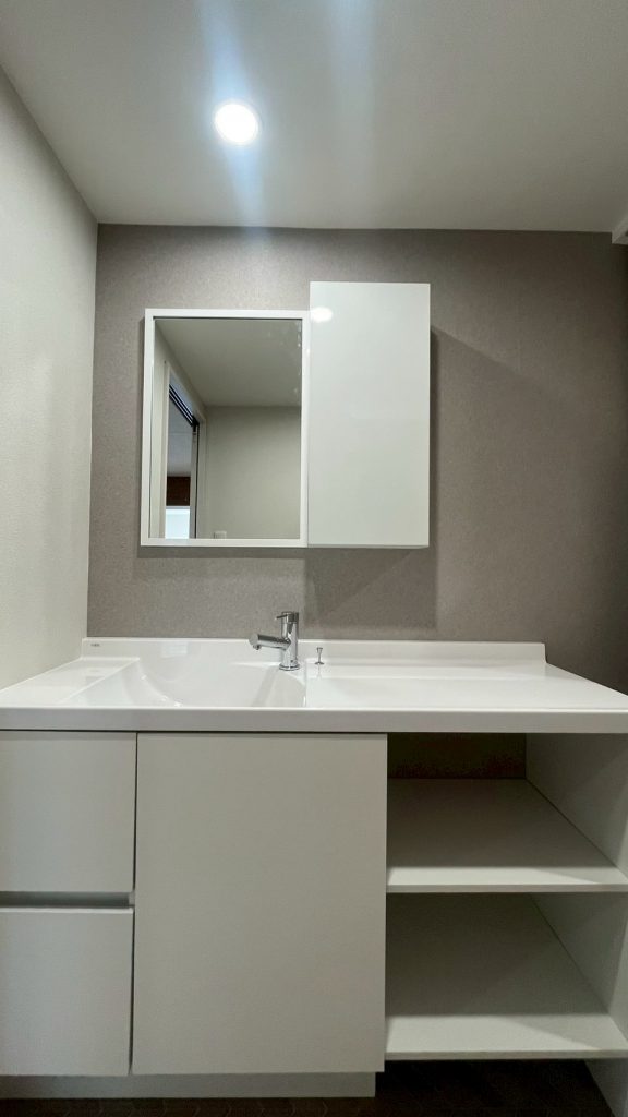 コンパクトな設備で広い空間を作る【江戸川区｜フルノベーション｜マンション】